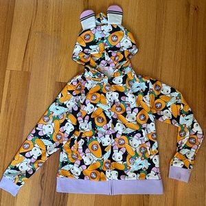 NEW Galaxxxy hoodie with rabbit ears